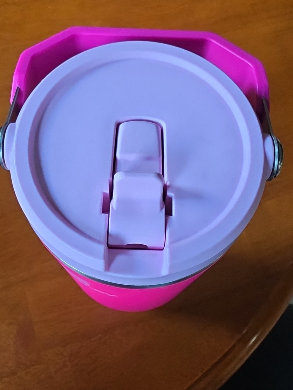 USED Stanley 40 oz Iceflow 2.0 Flipstraw Tumbler - Violet Blossom - Picture 3 of 8